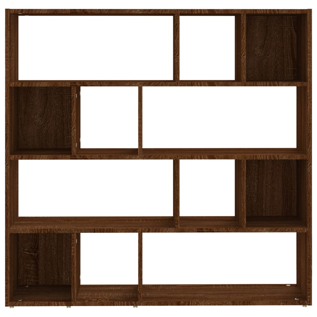 Boekenkast/Kamerscherm 105X24X102 Cm bruin eikenkleur