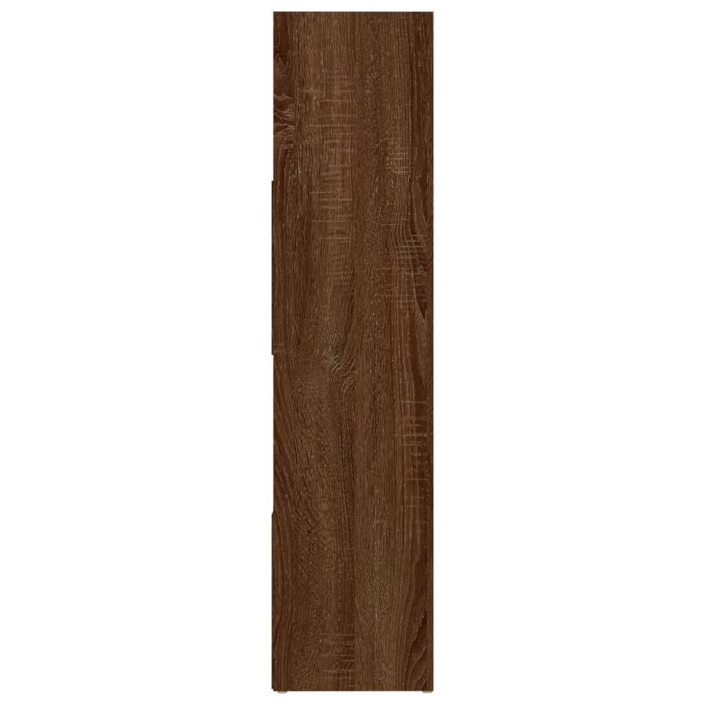 Boekenkast/Kamerscherm 105X24X102 Cm bruin eikenkleur