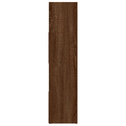 Boekenkast/Kamerscherm 105X24X102 Cm bruin eikenkleur
