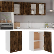 Bovenkast 39,5x31x60 cm bewerkt hout gerookt eiken