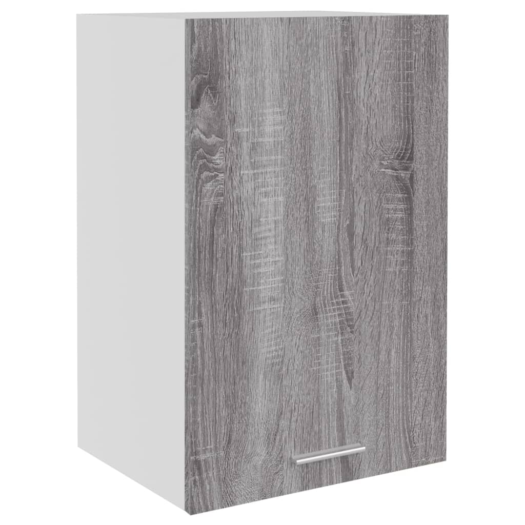 Wandkast 39,5x31x60 cm bewerkt hout grijs sonoma eikenkleurig Hangkast 40 cm