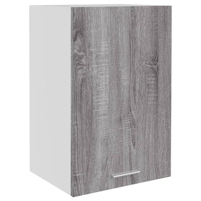 Wandkast 39,5x31x60 cm bewerkt hout grijs sonoma eikenkleurig Hangkast 40 cm