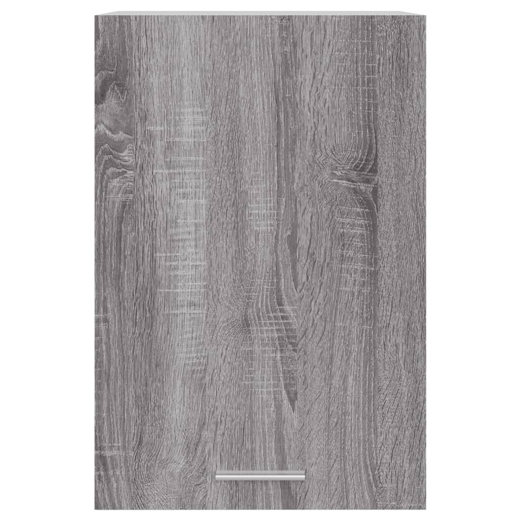 Wandkast 39,5x31x60 cm bewerkt hout grijs sonoma eikenkleurig Hangkast 40 cm