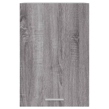 Wandkast 39,5x31x60 cm bewerkt hout grijs sonoma eikenkleurig Hangkast 40 cm