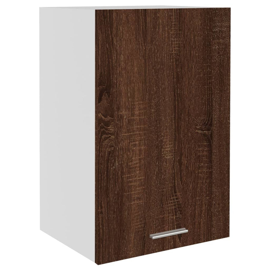 Wandkast 39,5X3X60 Cm Bewerkt Hout Bruin Eikenkleur Hangkast 40 cm