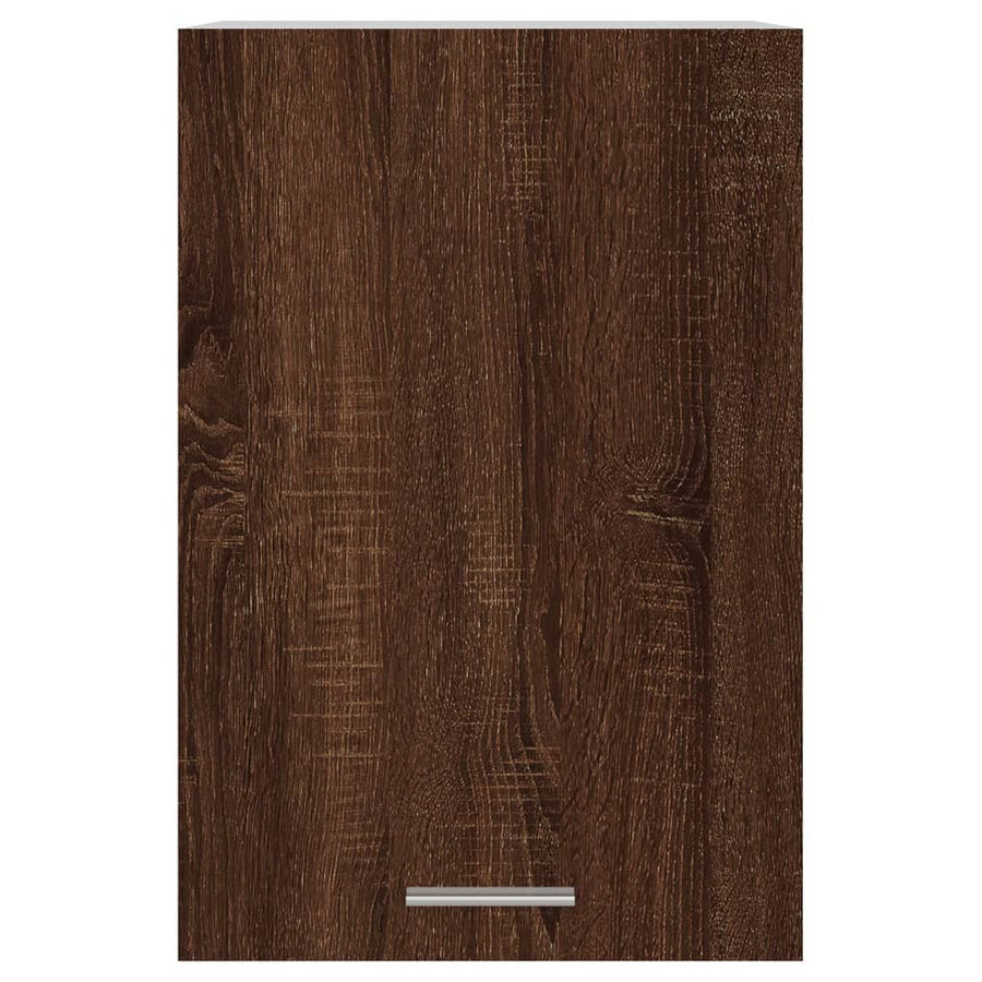 Wandkast 39,5X3X60 Cm Bewerkt Hout Bruin Eikenkleur Hangkast 40 cm