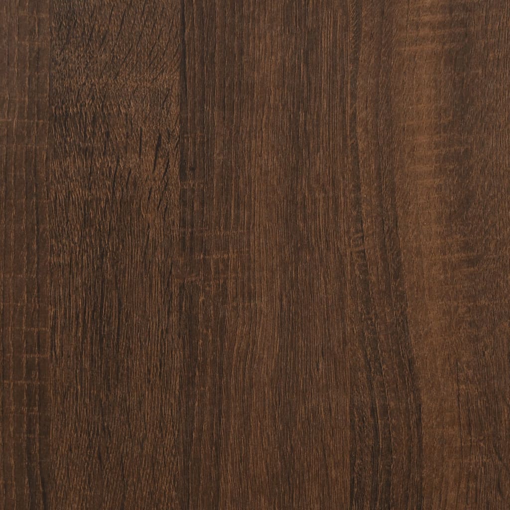 Wandkast 39,5X3X60 Cm Bewerkt Hout Bruin Eikenkleur Hangkast 40 cm