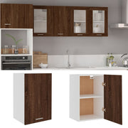 Wandkast 39,5x31x60 cm bewerkt hout bruin