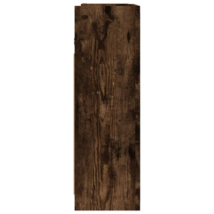 Badkamerspiegelkast 62,5X20,5X64 Cm Bewerkt Hout Gerookt Eiken 1