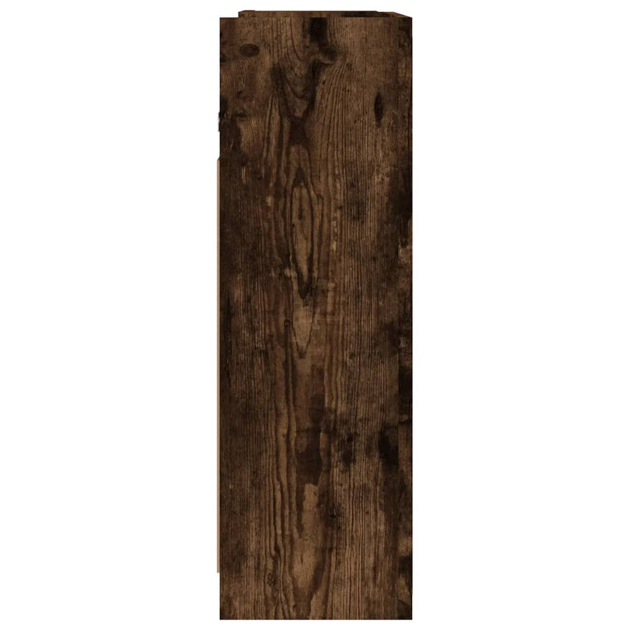 Badkamerspiegelkast 62,5X20,5X64 Cm Bewerkt Hout Gerookt Eiken 1