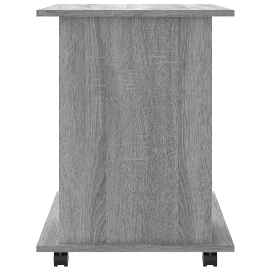 Kast Verrijdbaar 60X45X60 Cm Bewerkt Hout Grijs Sonoma Eiken 1