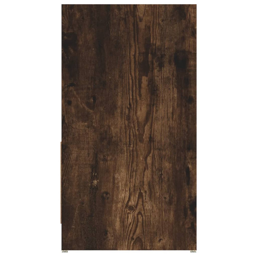 Badkamerkast 60X33X6 Cm Bewerkt Hout Kleurig Gerookt eiken