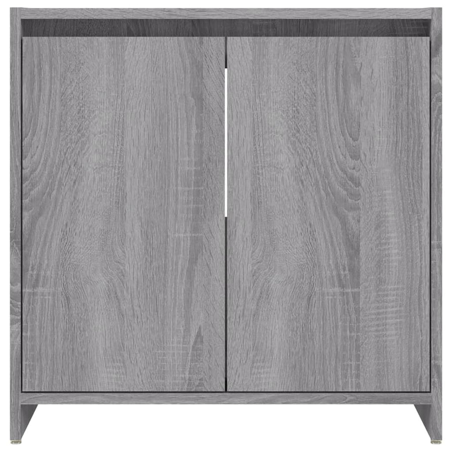 Badkamerkast 60X33X61 Cm Bewerkt Hout Grijs Sonoma Eikenkleurig