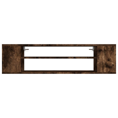 Tv-Hangmeubel 100X30X26,5 Cm Bewerkt Hout Gerookt Eikenkleurig