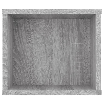 Tv-Hangmeubel 100X30X26,5 Cm Bewerkt Hout Grijs Sonoma Eiken