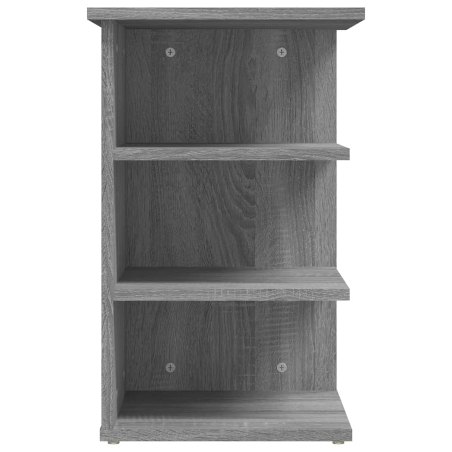 Bijzetkast 35X35X55 Cm Bewerkt Hout Grijs Sonoma Eikenkleurig