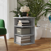 Side table 35x35x55 cm treated wood grey Sonoma oak look