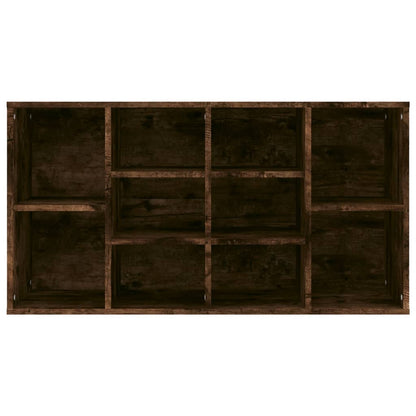Schoenenbank 03X30X54,5 Cm Bewerkt Hout Kleurig Gerookt eiken