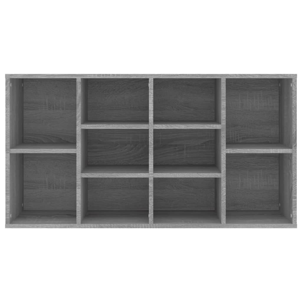 Schoenenbank 03X30X54,5 Cm Bewerkt Hout Eiken Grijs sonoma