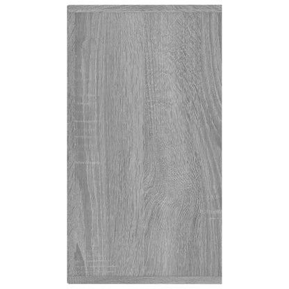 Schoenenbank 03X30X54,5 Cm Bewerkt Hout Eiken Grijs sonoma
