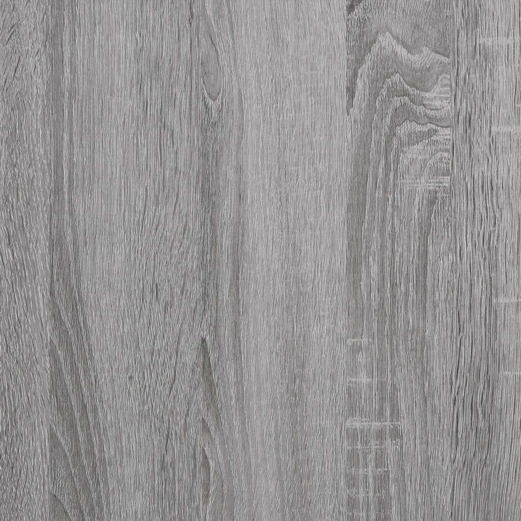 Schoenenbank 03X30X54,5 Cm Bewerkt Hout Eiken Grijs sonoma
