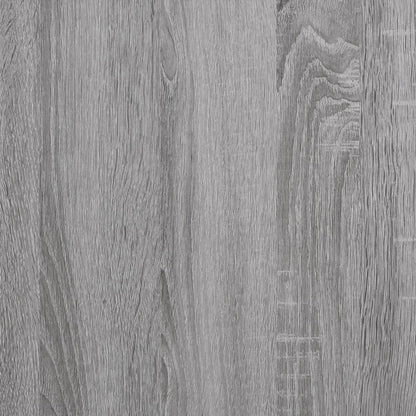 Badkamerkast 60X32X53,5 Cm Bewerkt Hout Eikenkleur Grijs sonoma