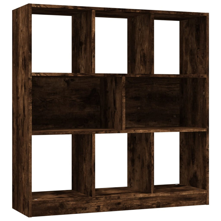 Boekenkast 97,5X29,5X00 Cm Bewerkt Hout Kleurig Gerookt eiken