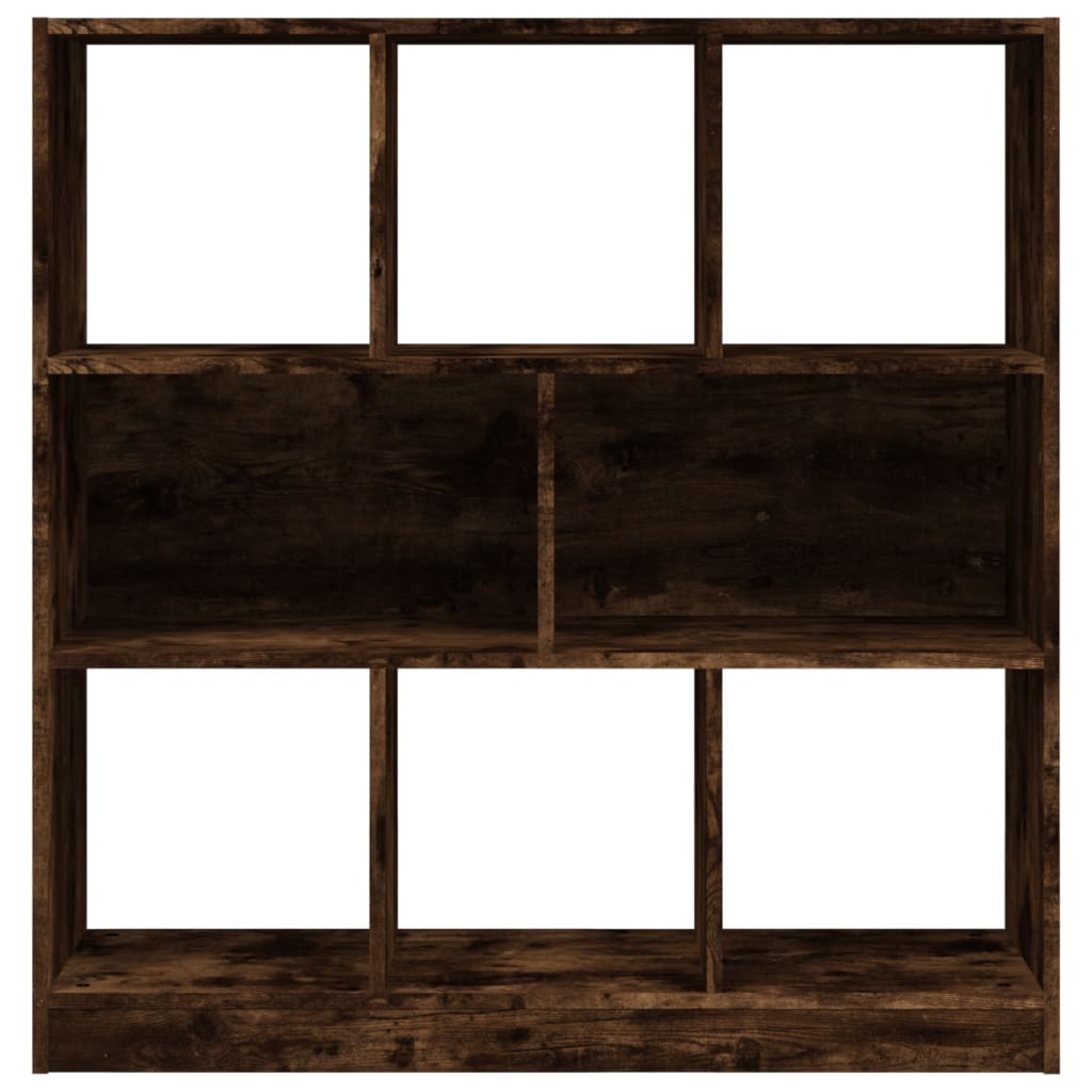 Boekenkast 97,5X29,5X00 Cm Bewerkt Hout Kleurig Gerookt eiken