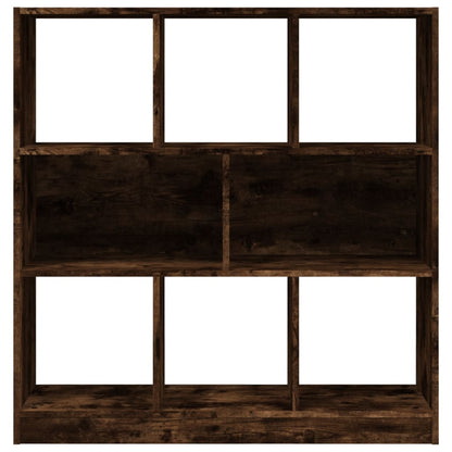 Boekenkast 97,5X29,5X00 Cm Bewerkt Hout Kleurig Gerookt eiken