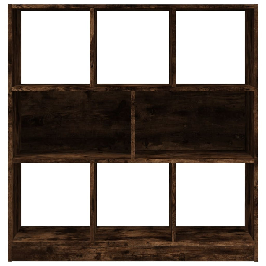 Boekenkast 97,5X29,5X00 Cm Bewerkt Hout Kleurig Gerookt eiken