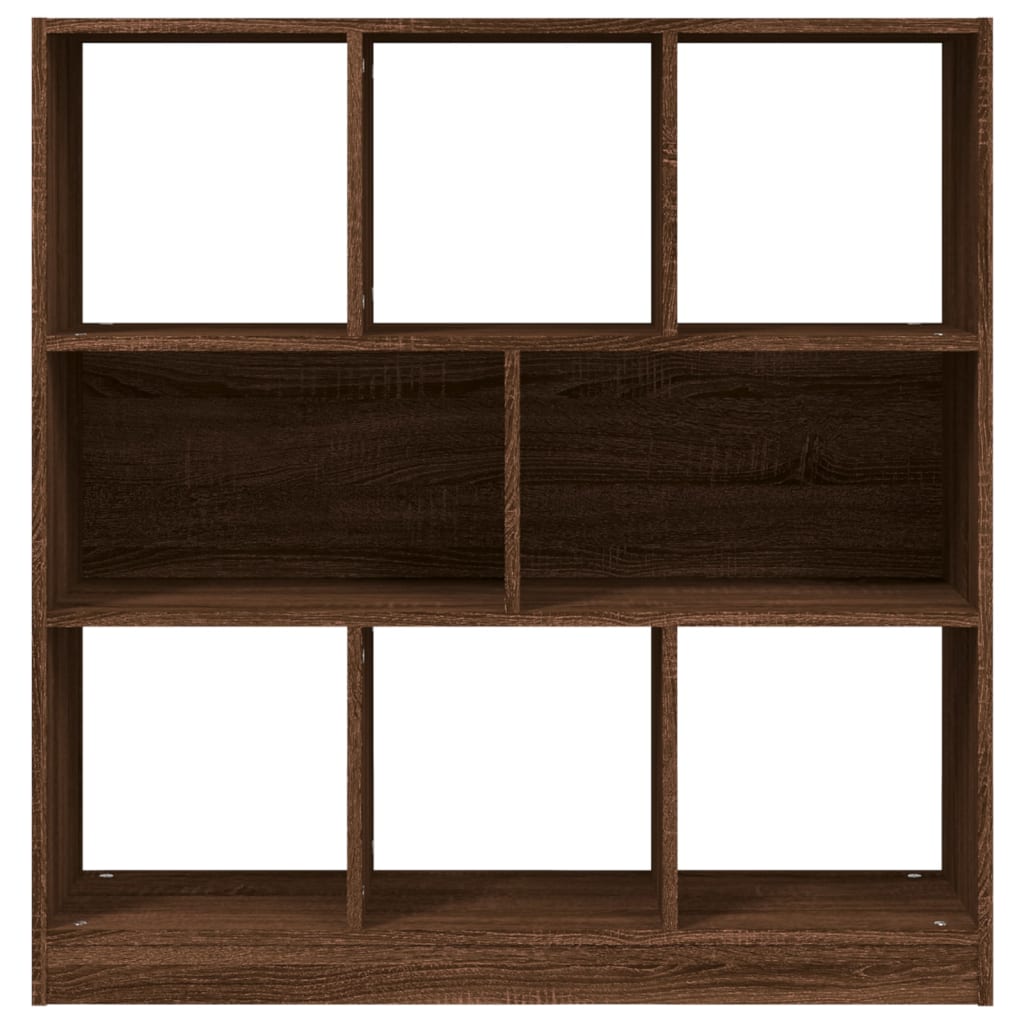 Boekenkast 97,5X29,5X00 Cm Bewerkt Hout bruin eikenkleur