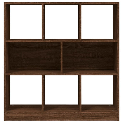 Boekenkast 97,5X29,5X00 Cm Bewerkt Hout bruin eikenkleur