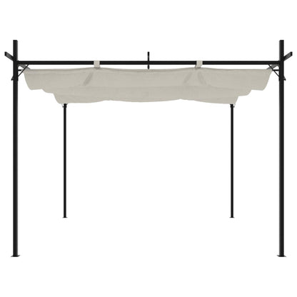 Pergola Met Uitschuifbaar Dak 295X292X230 Kleurig 295 x 292 x 230 cm