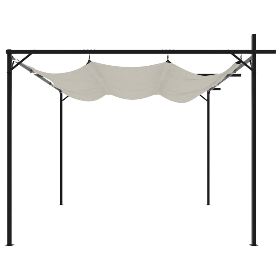 Pergola Met Uitschuifbaar Dak 295X292X230 Kleurig 295 x 292 x 230 cm