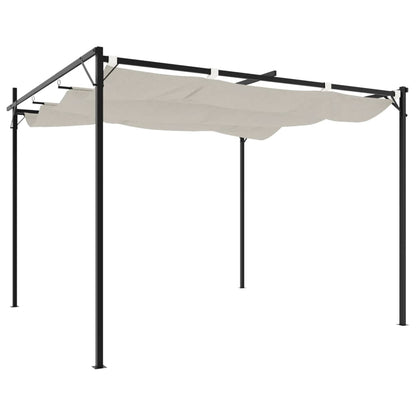 Pergola Met Uitschuifbaar Dak 295X292X230 Kleurig 295 x 292 x 230 cm