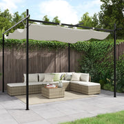 Pergola With Retractable Roof 295X292X230 Coloured 295 x 292 x 230 cm
