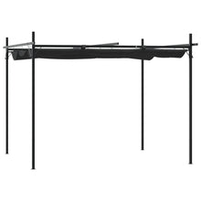 Pergola Met Uitschuifbaar Dak 295X292X230 Antracietkleurig