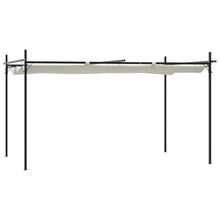 Pergola Met Uitschuifbaar Dak 395X292X230 Crèmekleurig