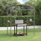 Barbecuepaviljoen Met Zijplanken 220X115X230 Cm Staal Antraciet