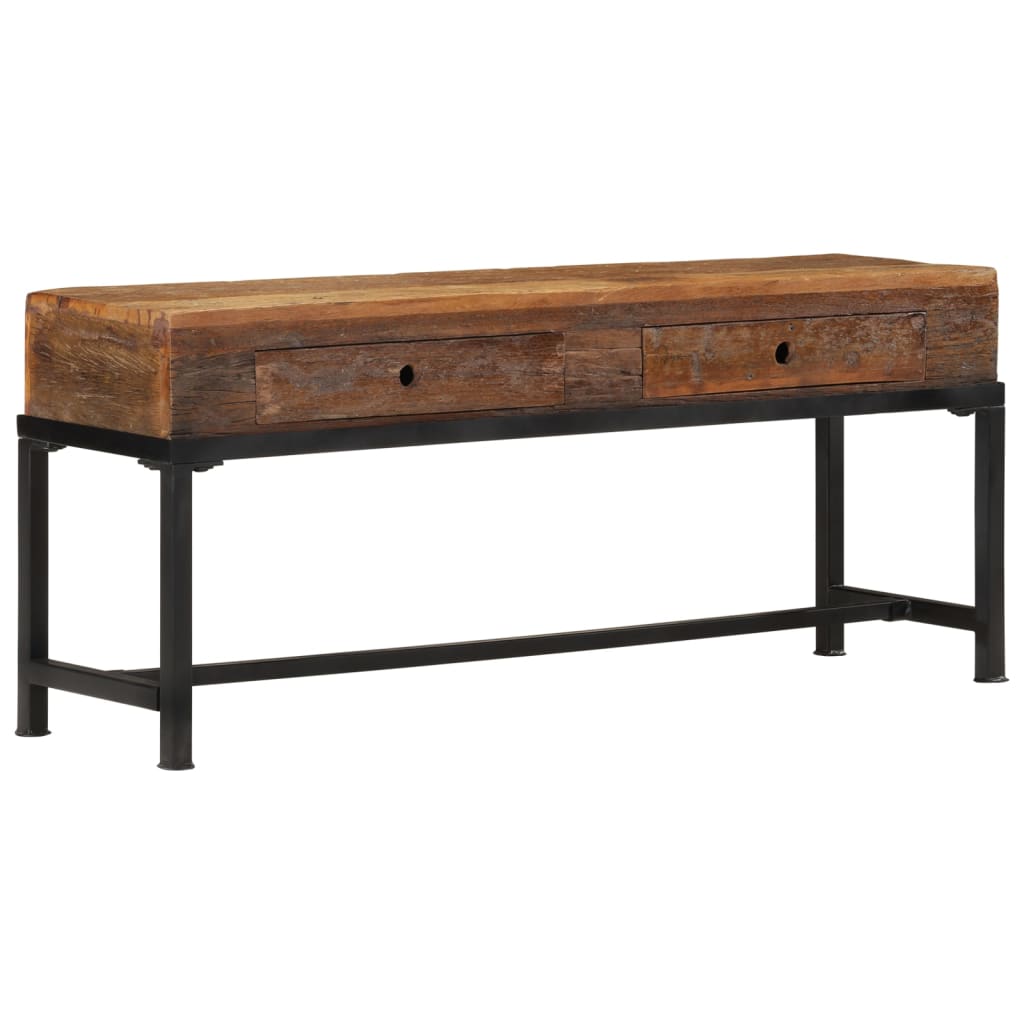 Tv-Meubel 110X30X46 Cm Massief Gerecycled Hout