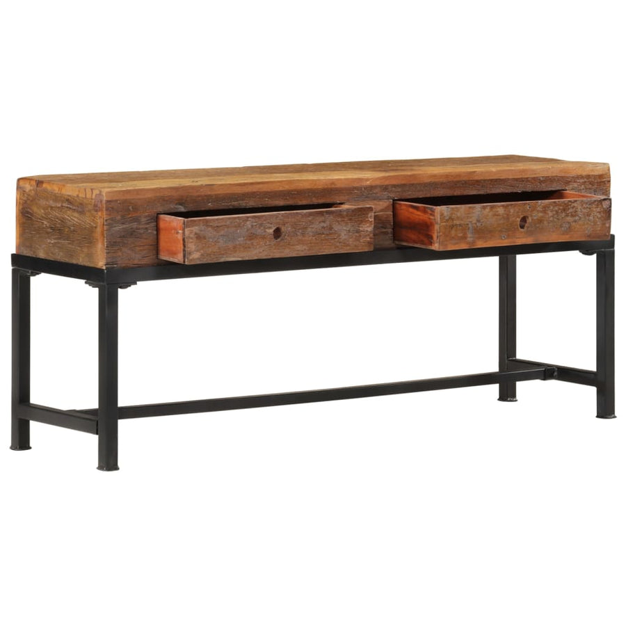 Tv-Meubel 110X30X46 Cm Massief Gerecycled Hout
