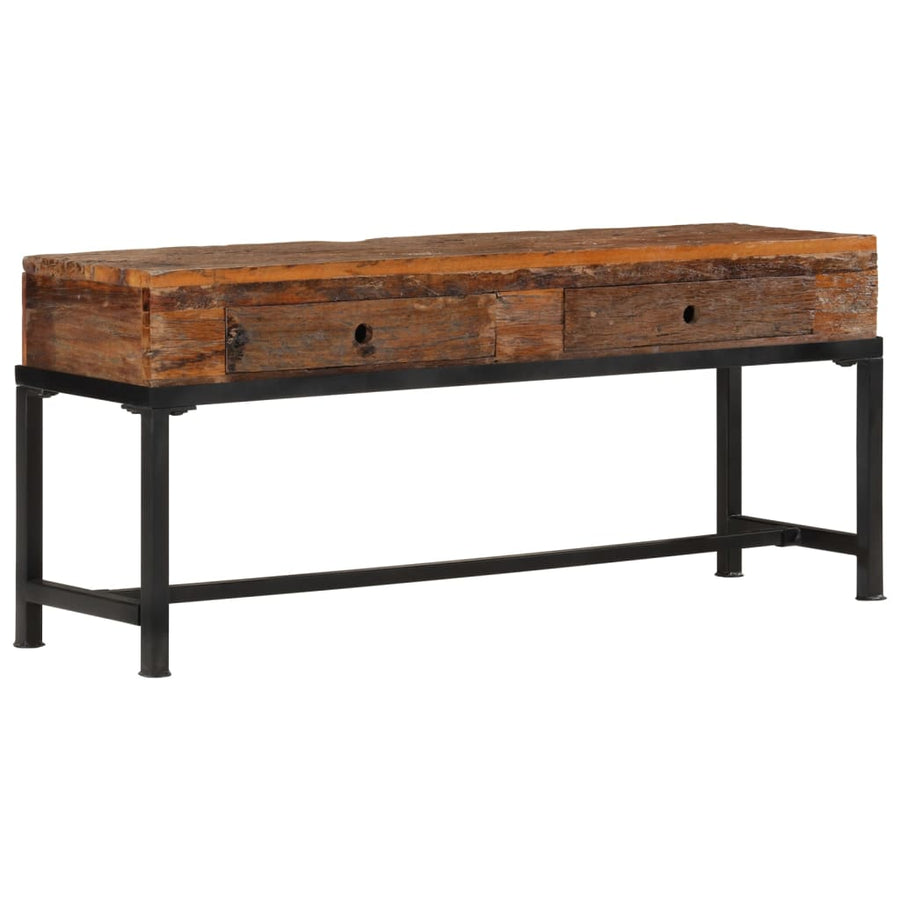 Tv-Meubel 110X30X46 Cm Massief Gerecycled Hout