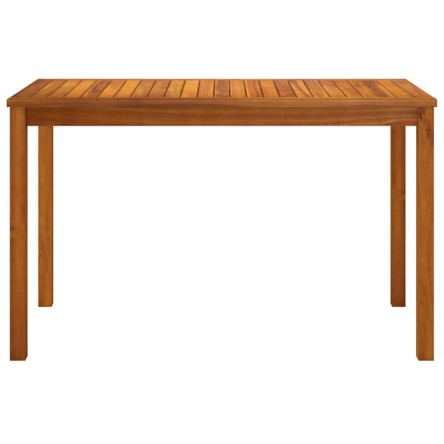 Tuintafel 110X55X67 Cm Massief Acaciahout Crème