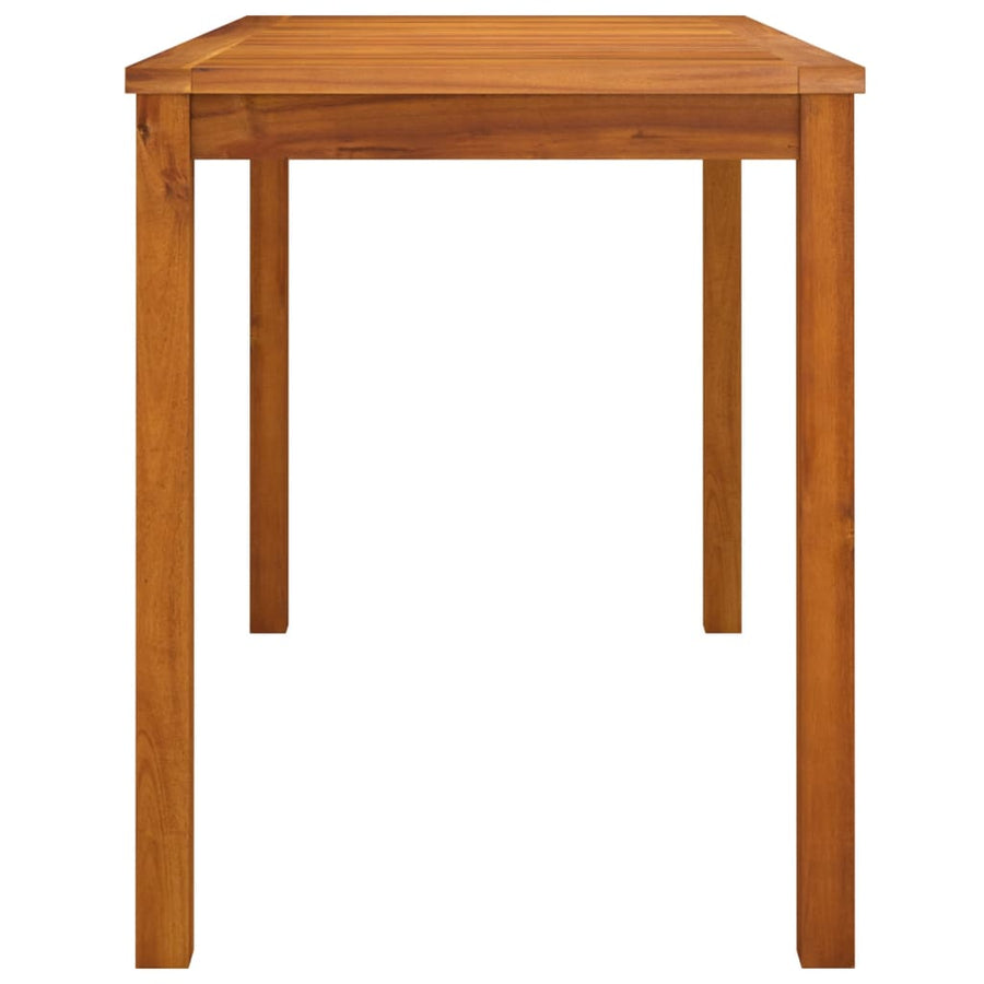 Tuintafel 110X55X67 Cm Massief Acaciahout Crème
