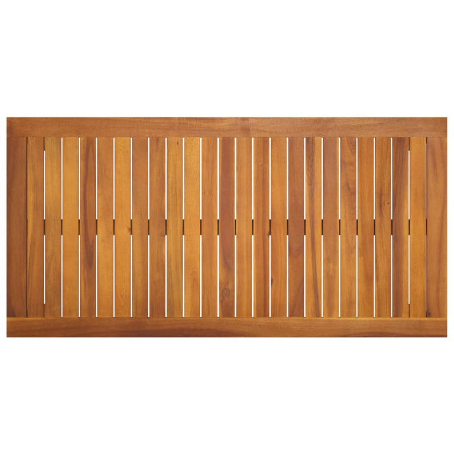 Tuintafel 110X55X67 Cm Massief Acaciahout Crème