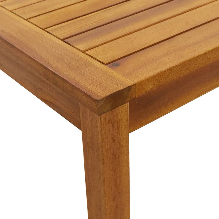 Tuintafel 110X55X67 Cm Massief Acaciahout Crème