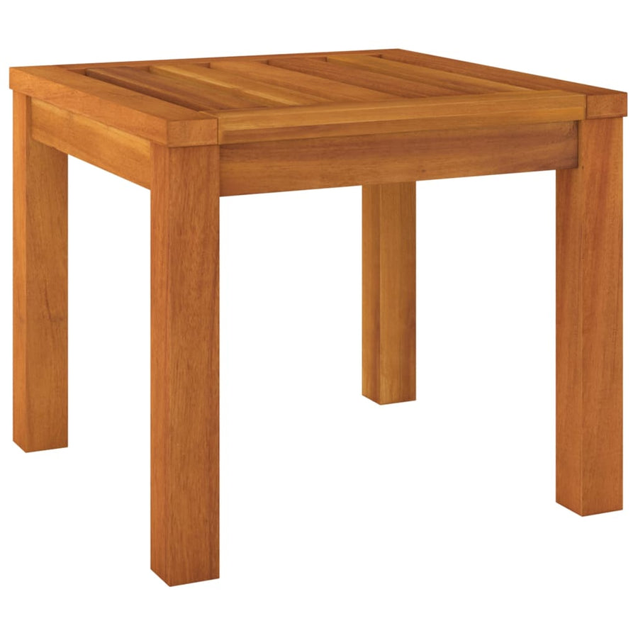 Tuinkrukjes Met Kussens 40X40X42 Cm Massief Acaciahout Crème
