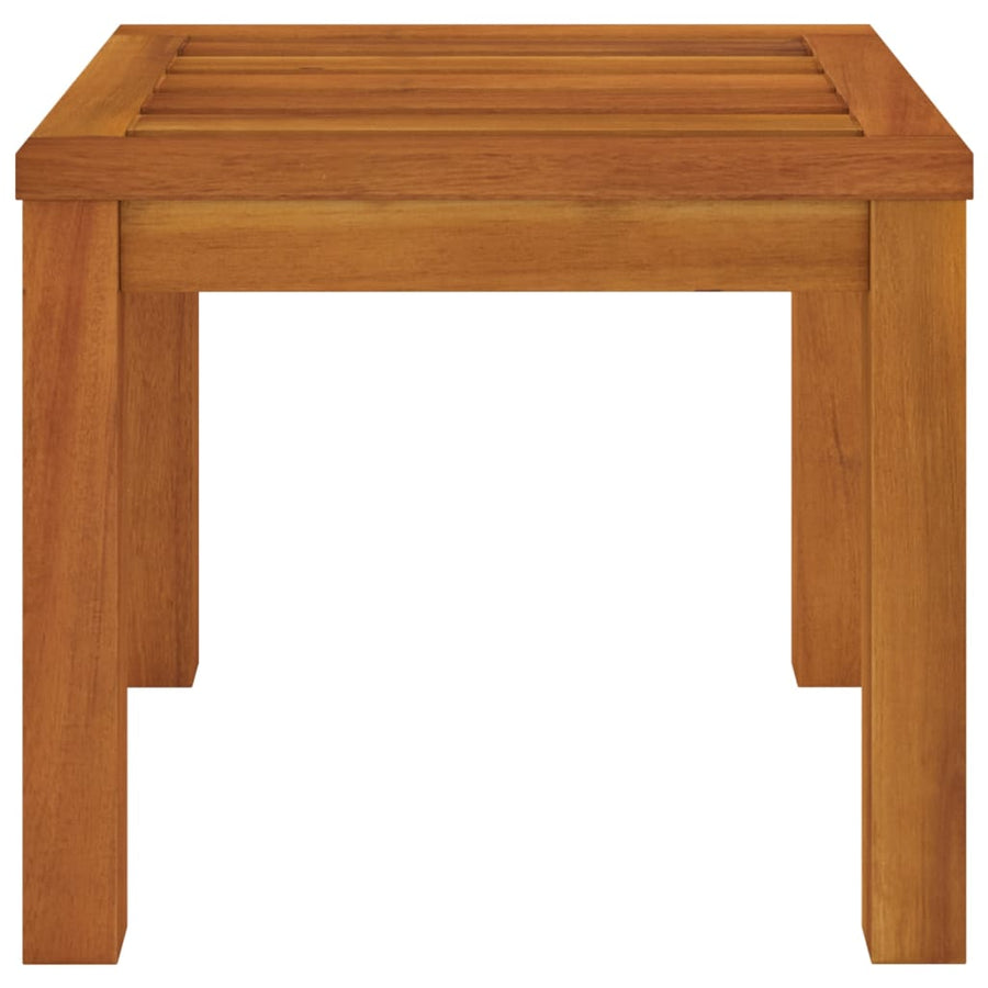 Tuinkrukjes Met Kussens 40X40X42 Cm Massief Acaciahout Crème