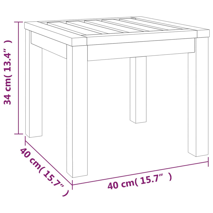 Tuinkrukjes Met Kussens 40X40X42 Cm Massief Acaciahout Grijs