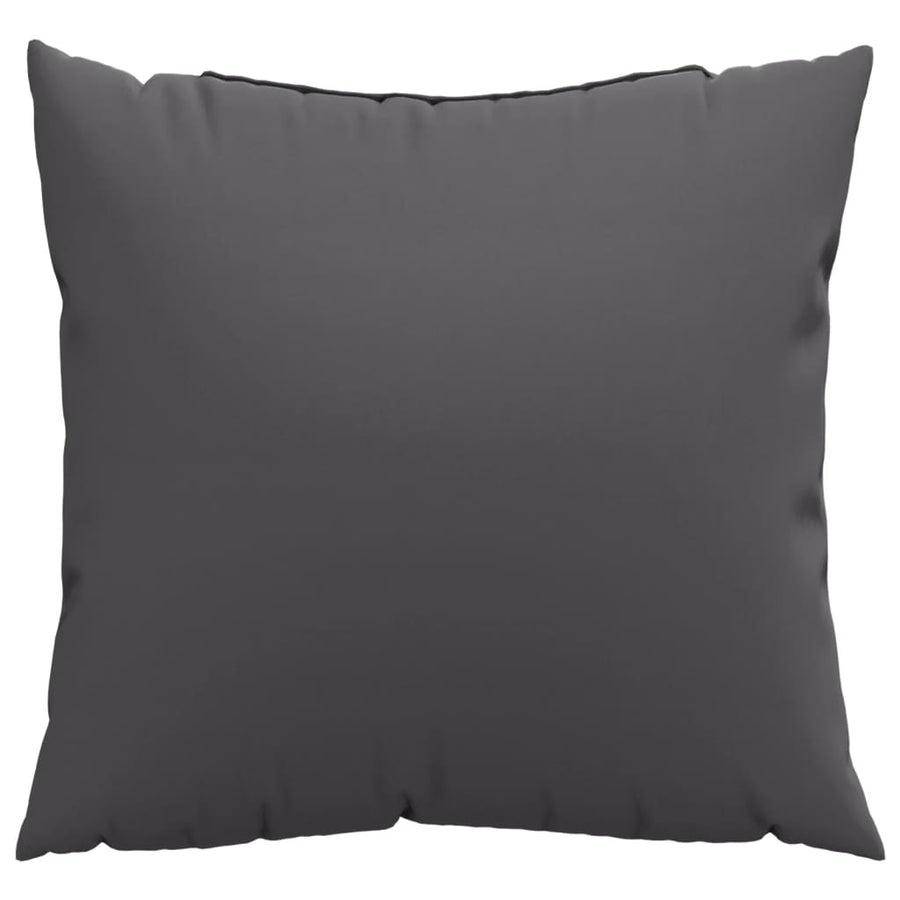 Bankkussens 4 st 40x40 cm stof antracietkleurig